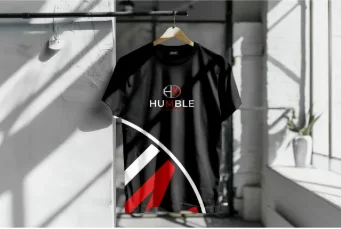 Black T-Shirt with enhanced logo ver. 2